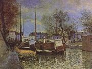 Saint-Martin Canal in Paris, Alfred Sisley
